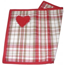 Individual Tablecloth - Country Style - Heart